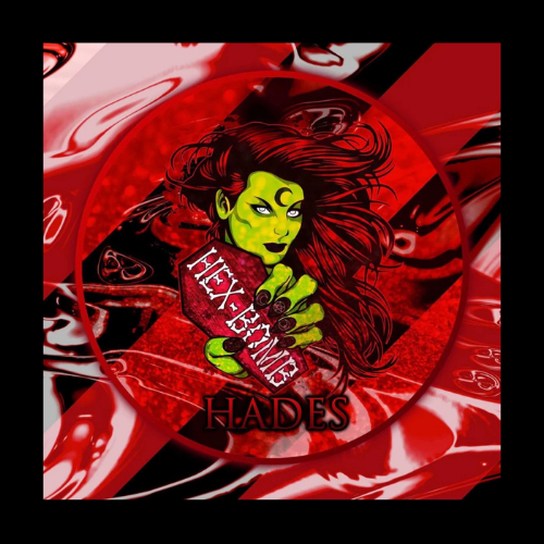 Hades Luxury Dark Blooded Metallic Luxury Bath Bomb with Single Use Soap