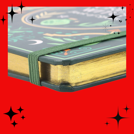 Green Witch Book of Spells A5 Notebook