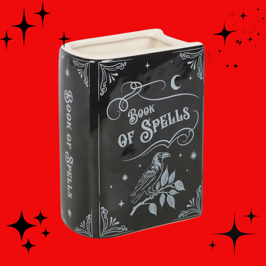 Book of Spells Book Shaped Vase