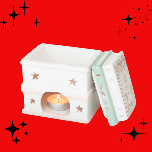 Book Stack Oil Burner