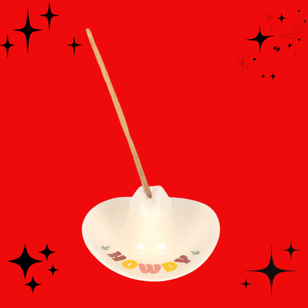 Howdy Cowboy Hat Incense Stick Holder
