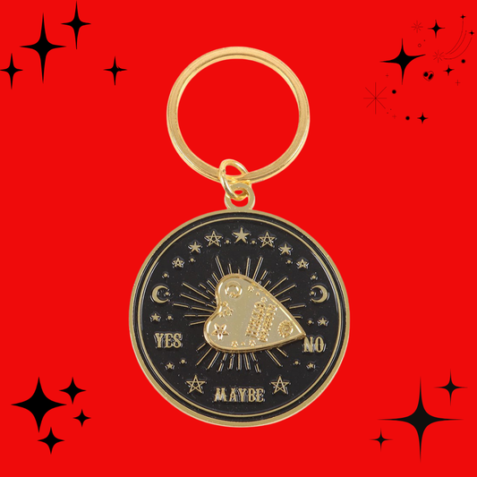 Spinning Talking Board Planchette Keyring