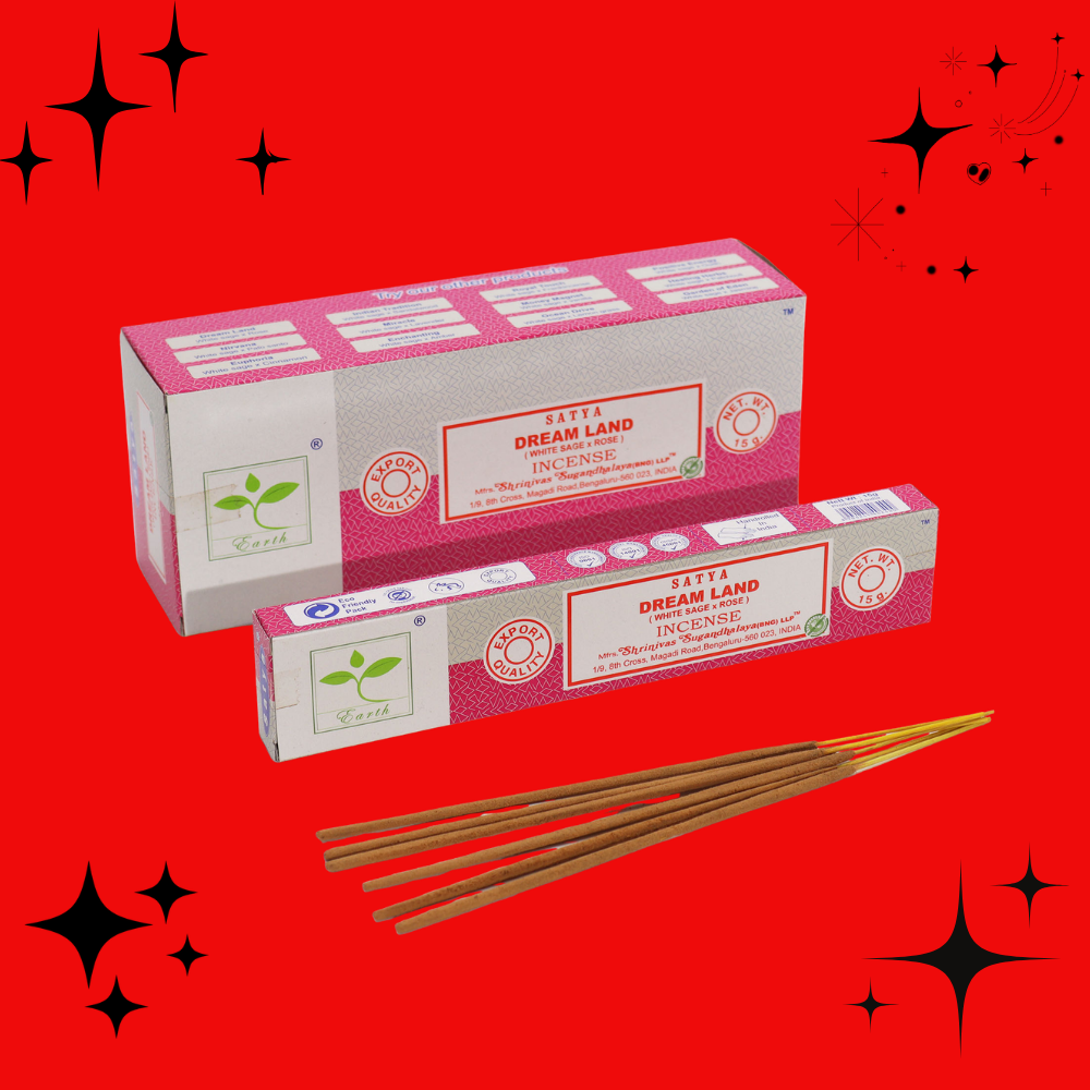 Satya Incense - Dreamland (White Sage & Rose)