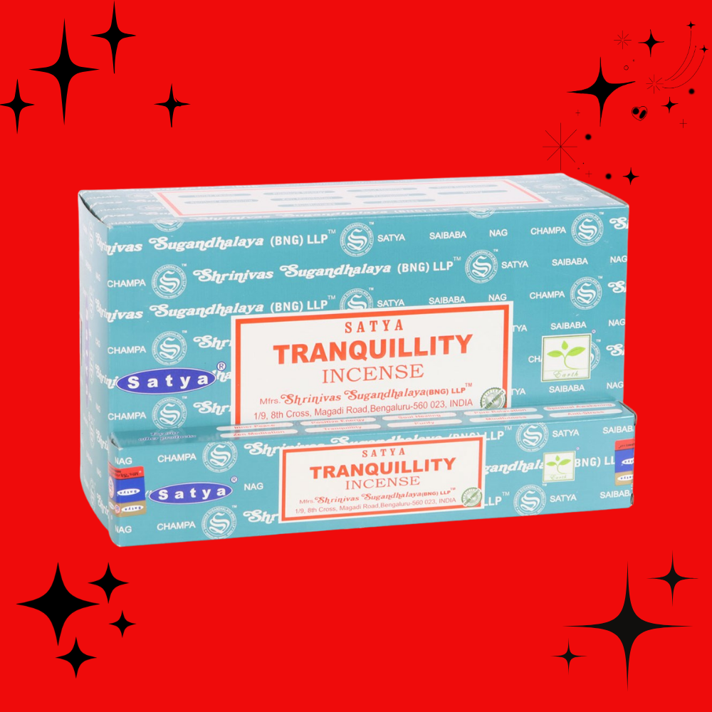 Satya Incense - Tranquility (Dragon's Blood and Patchouli)
