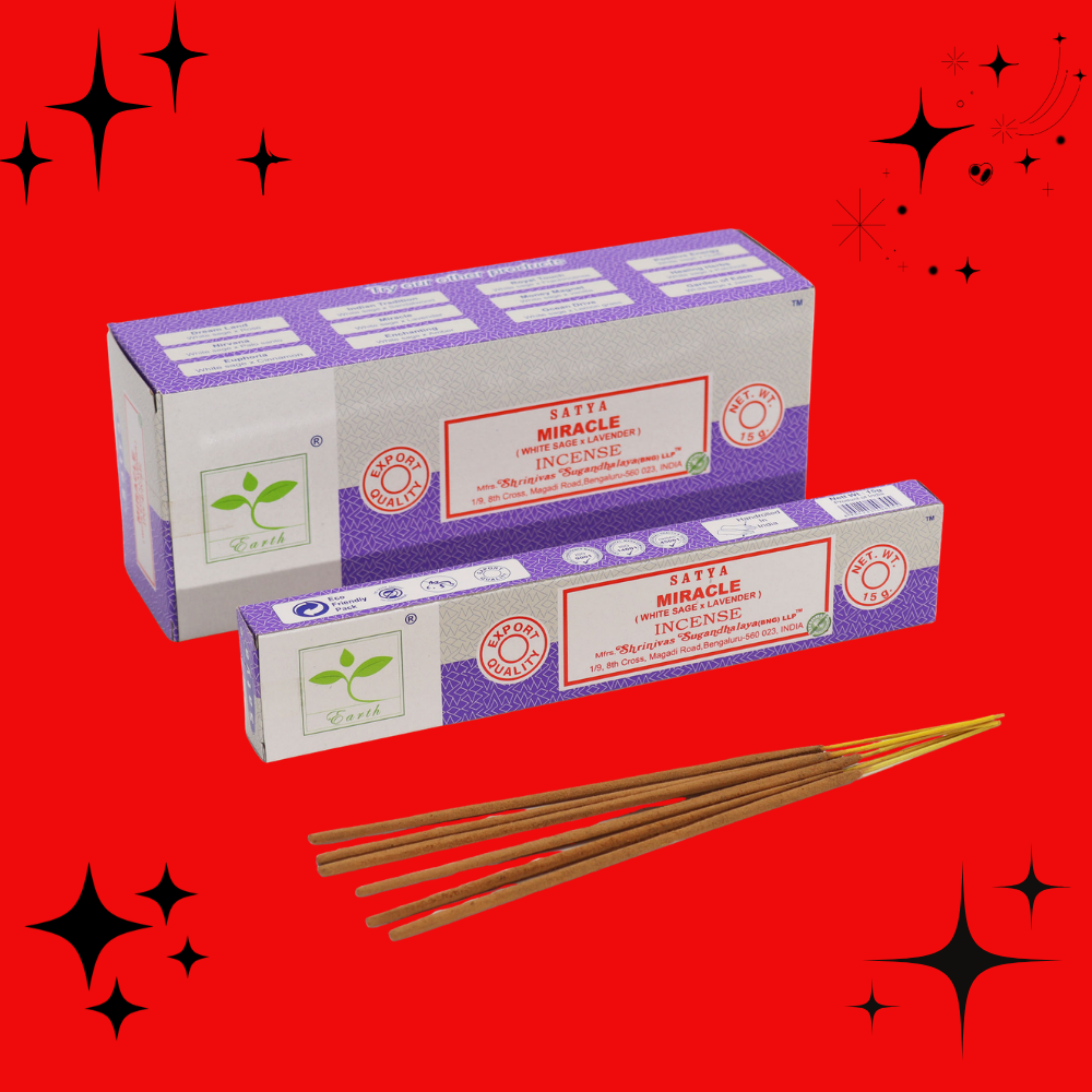 Satya Incense - Miracle (White Sage & Lavender)