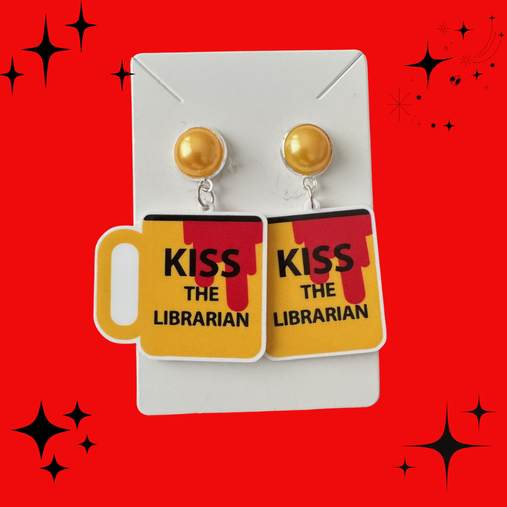 Kiss the Librarian Earrings