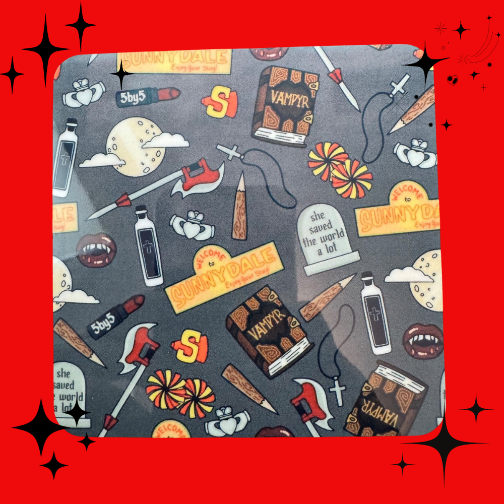 Buffy Coaster - Grey