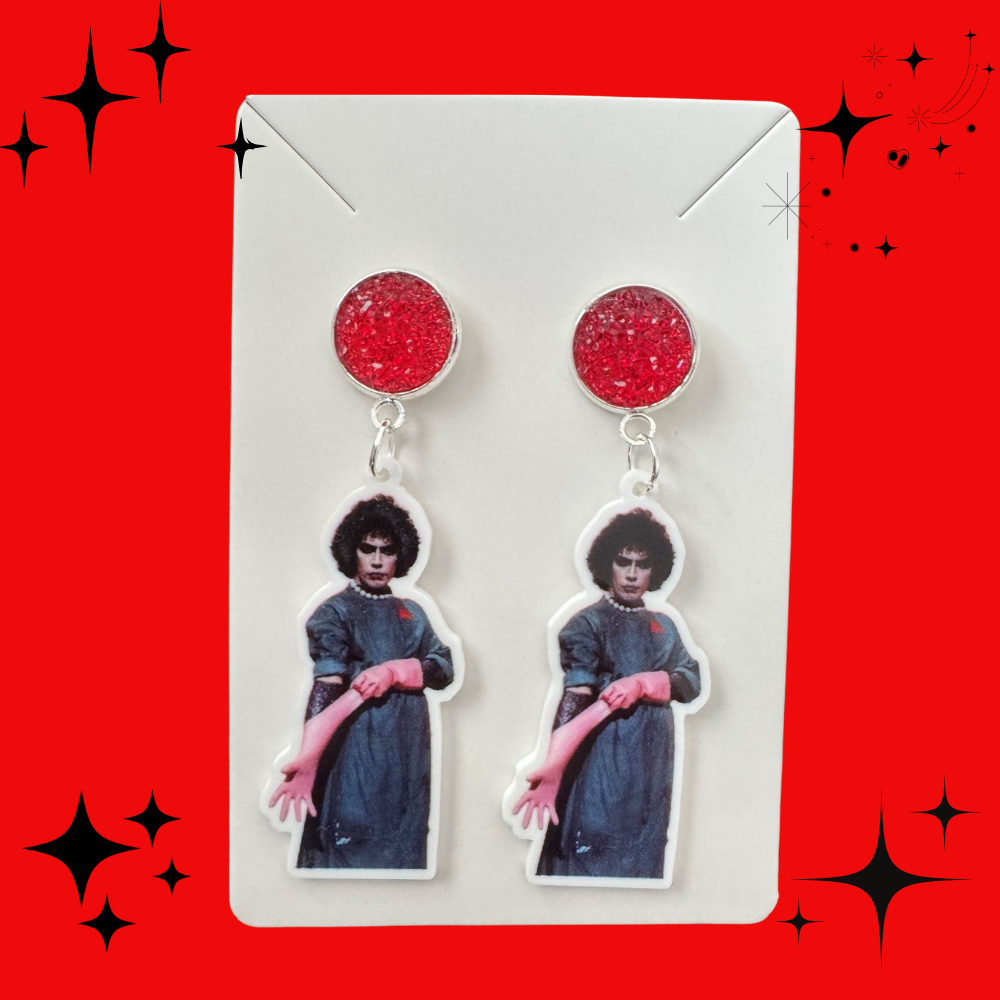 Frank n Furter Tim Earrings