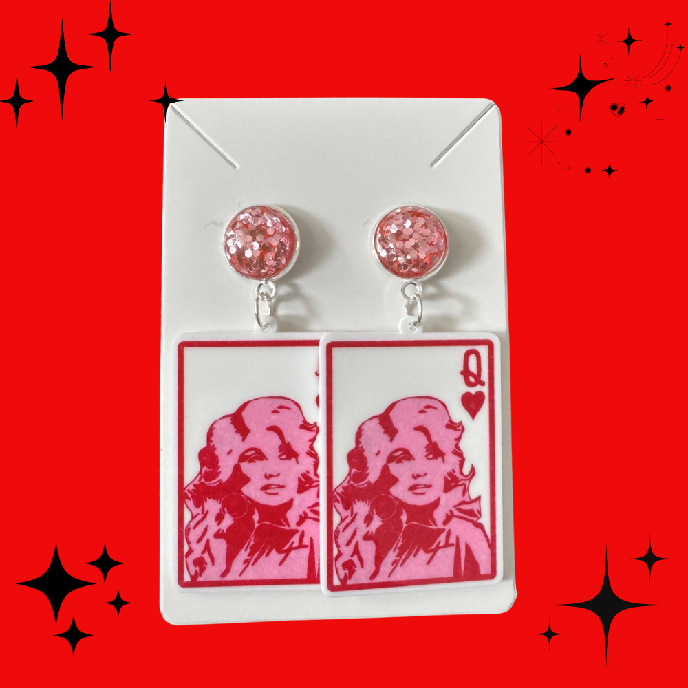 Queen of Hearts Dolly Earrings