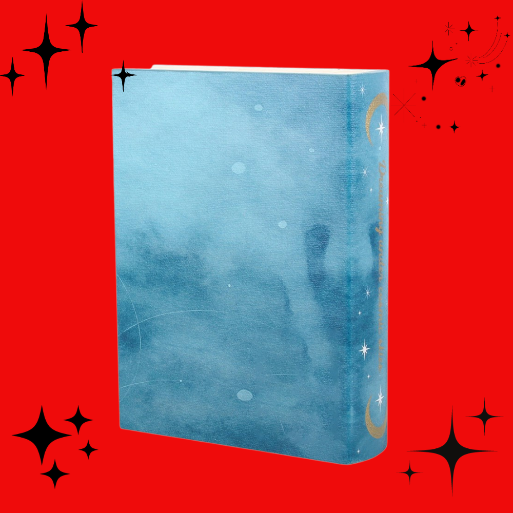 Blue Celestial Book Shaped Storage Box