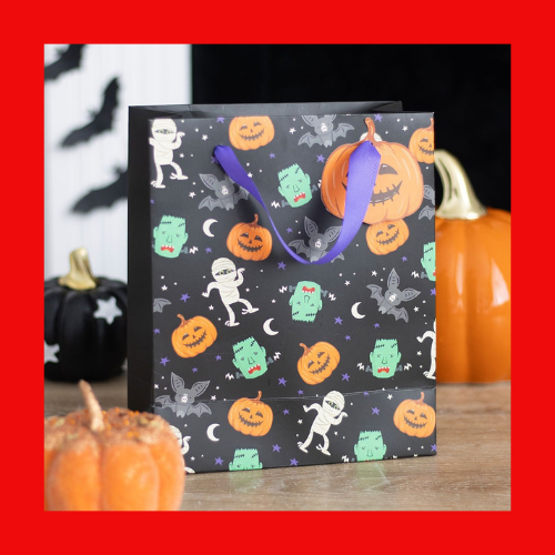 Medium Monster Mash Print Gift Bag