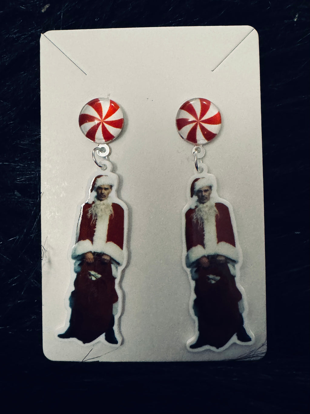 Bad Santa Earrings