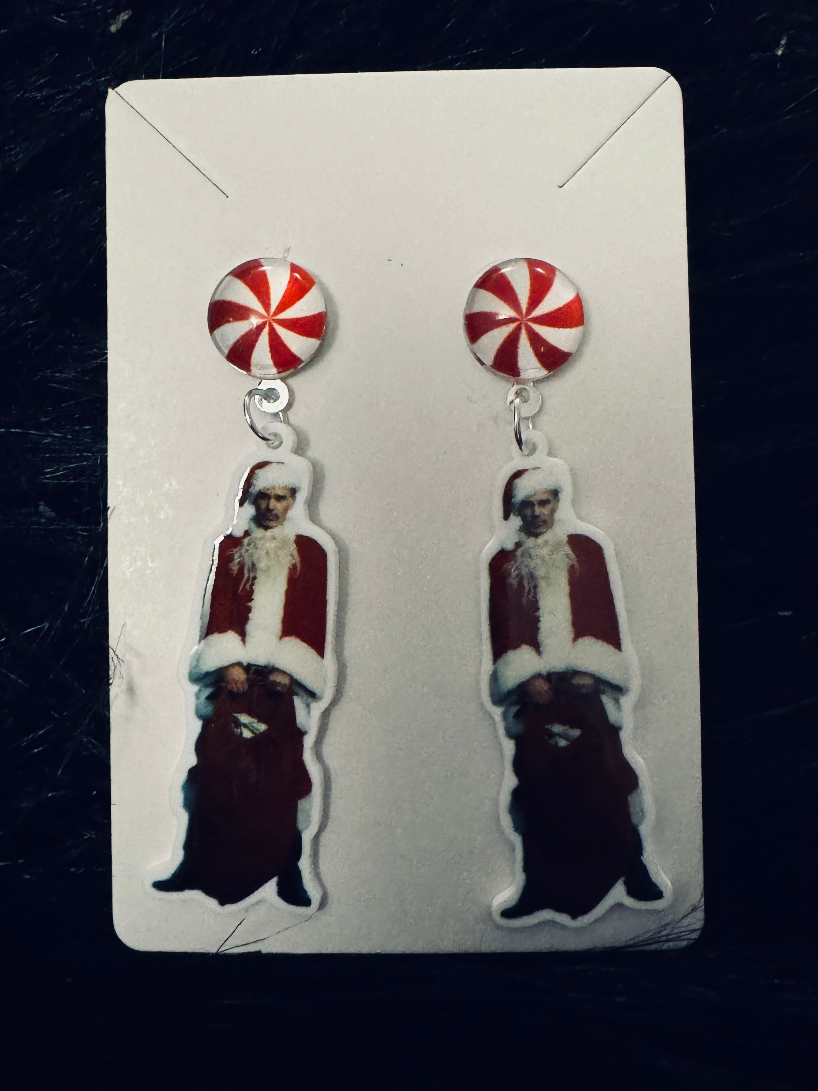 Bad Santa Earrings