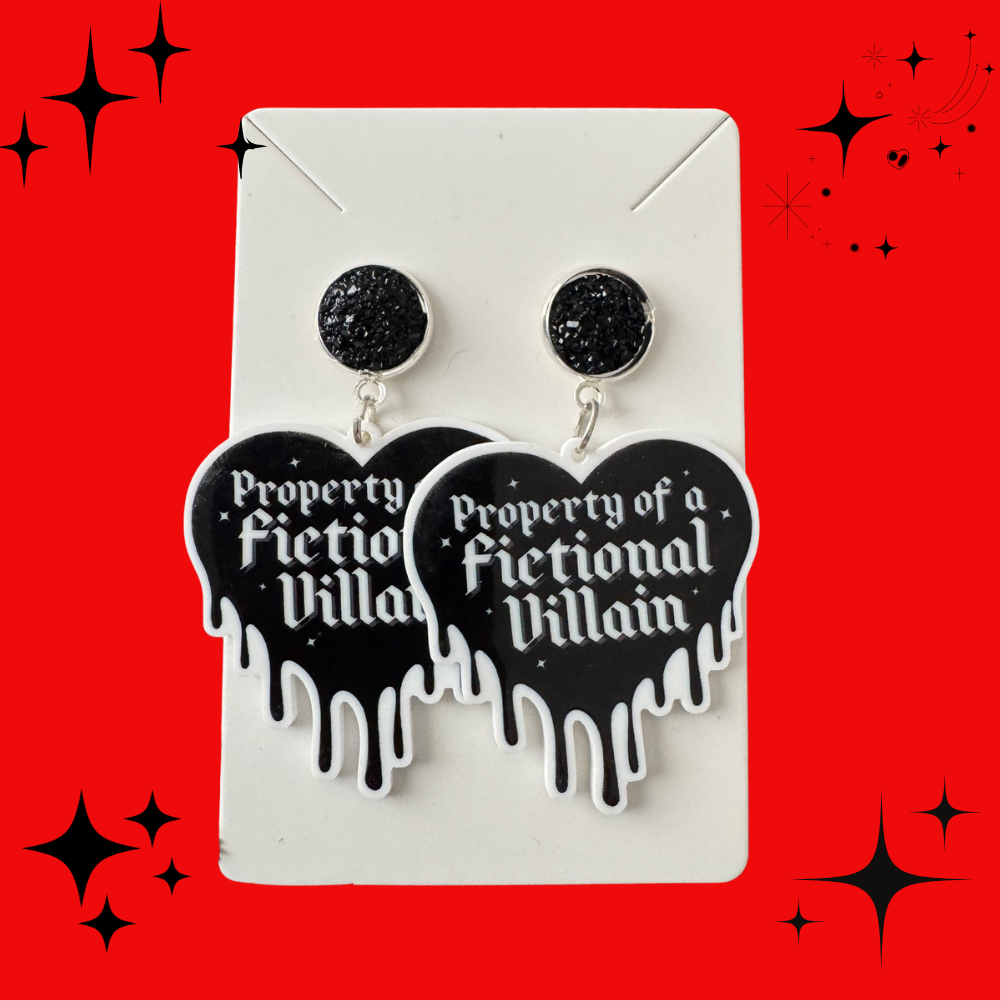 Property of a Fictional Villain Earrings