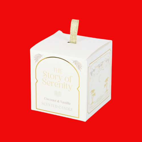 The Story of Serenity Coconut & Vanilla Candle