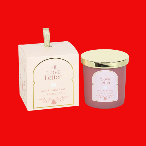 The Love Letter Rose & Vanilla Musk Candle