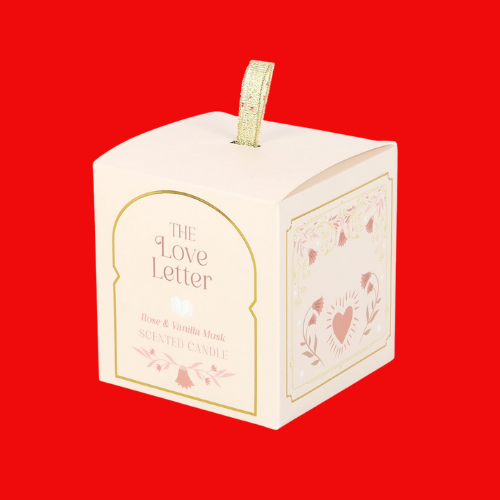 The Love Letter Rose & Vanilla Musk Candle