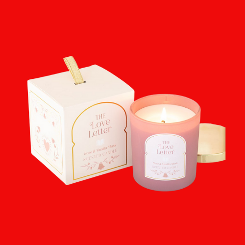 The Love Letter Rose & Vanilla Musk Candle