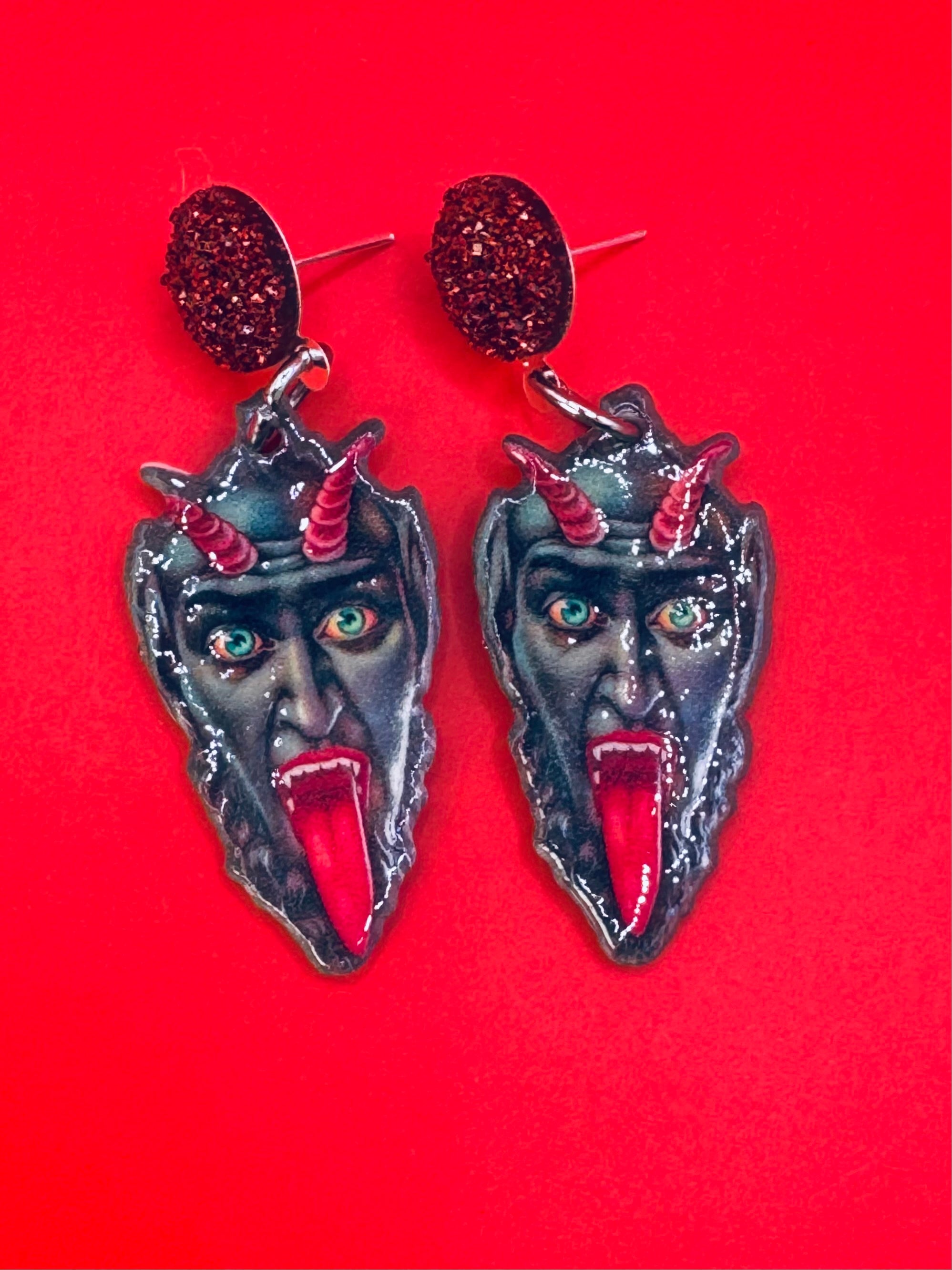 Krampus Earrings