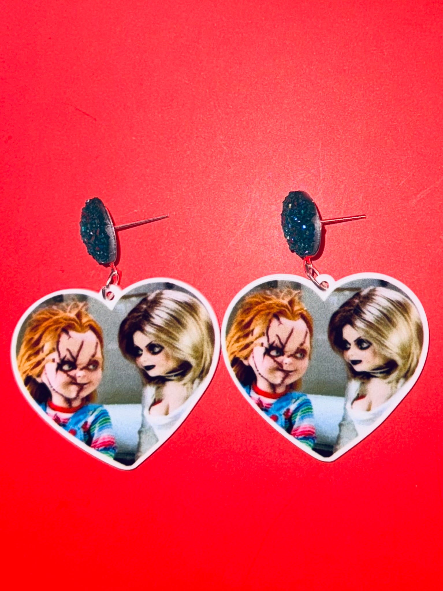 Chucky and Tiffany Earrings