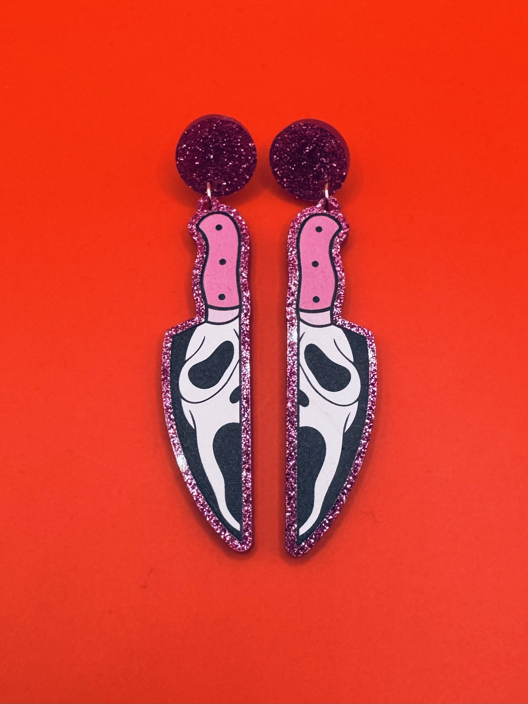 Ghostface Earrings