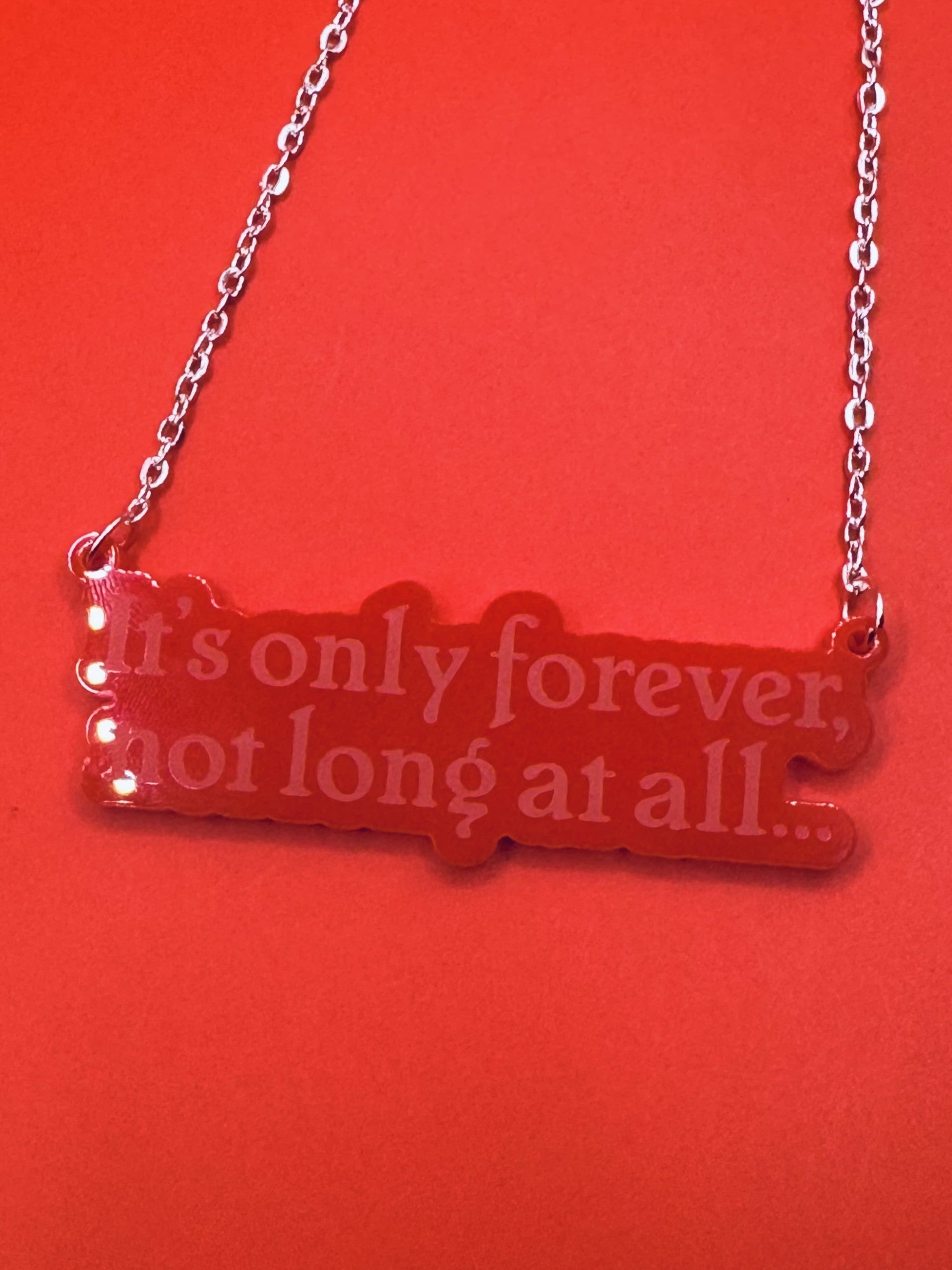 Labyrinth Necklace (red)