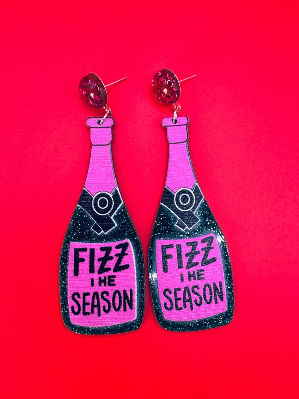 Fizz the Season Earrings