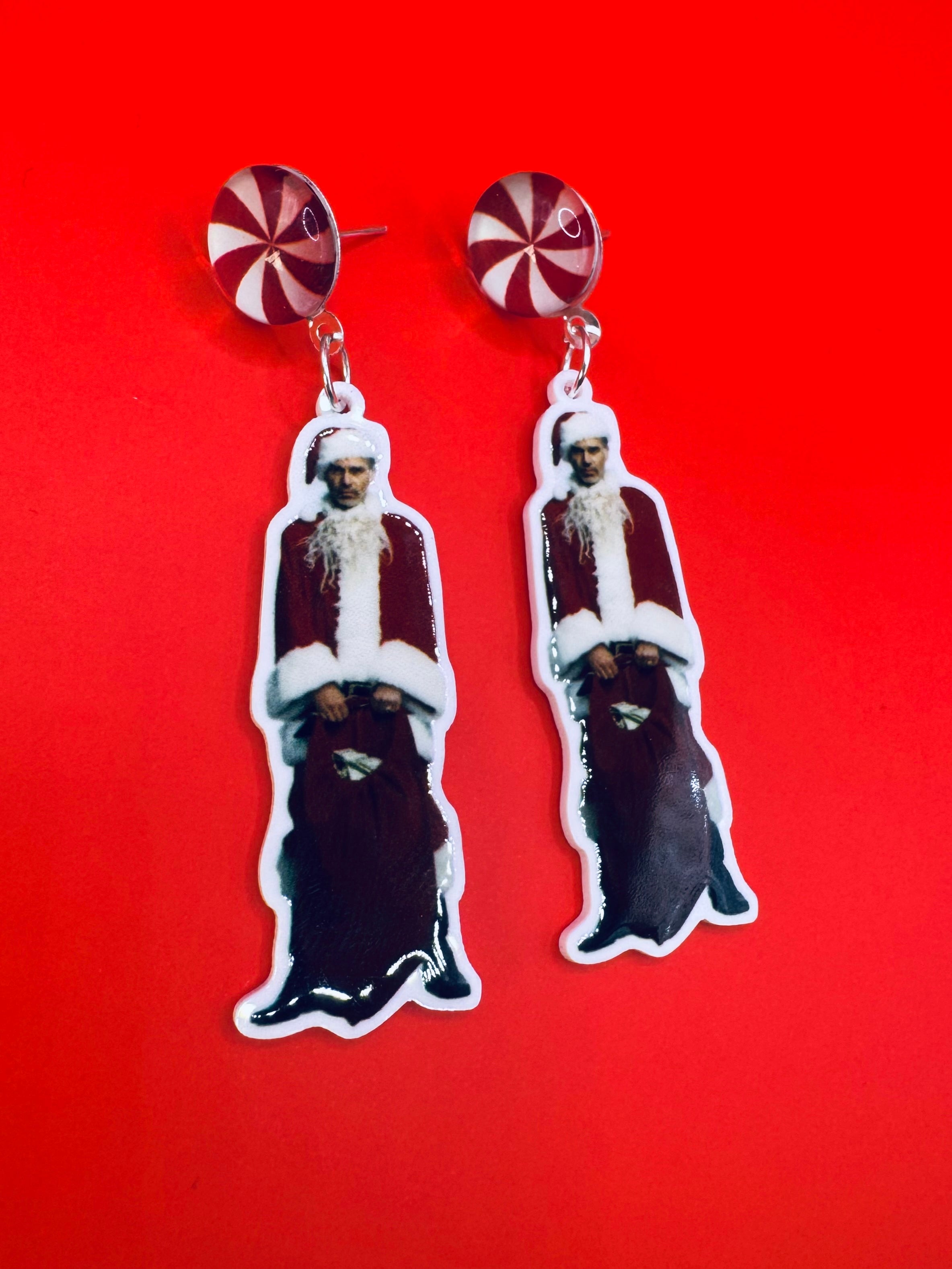 Bad Santa Earrings