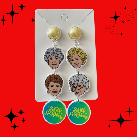 Stay Golden Earrings