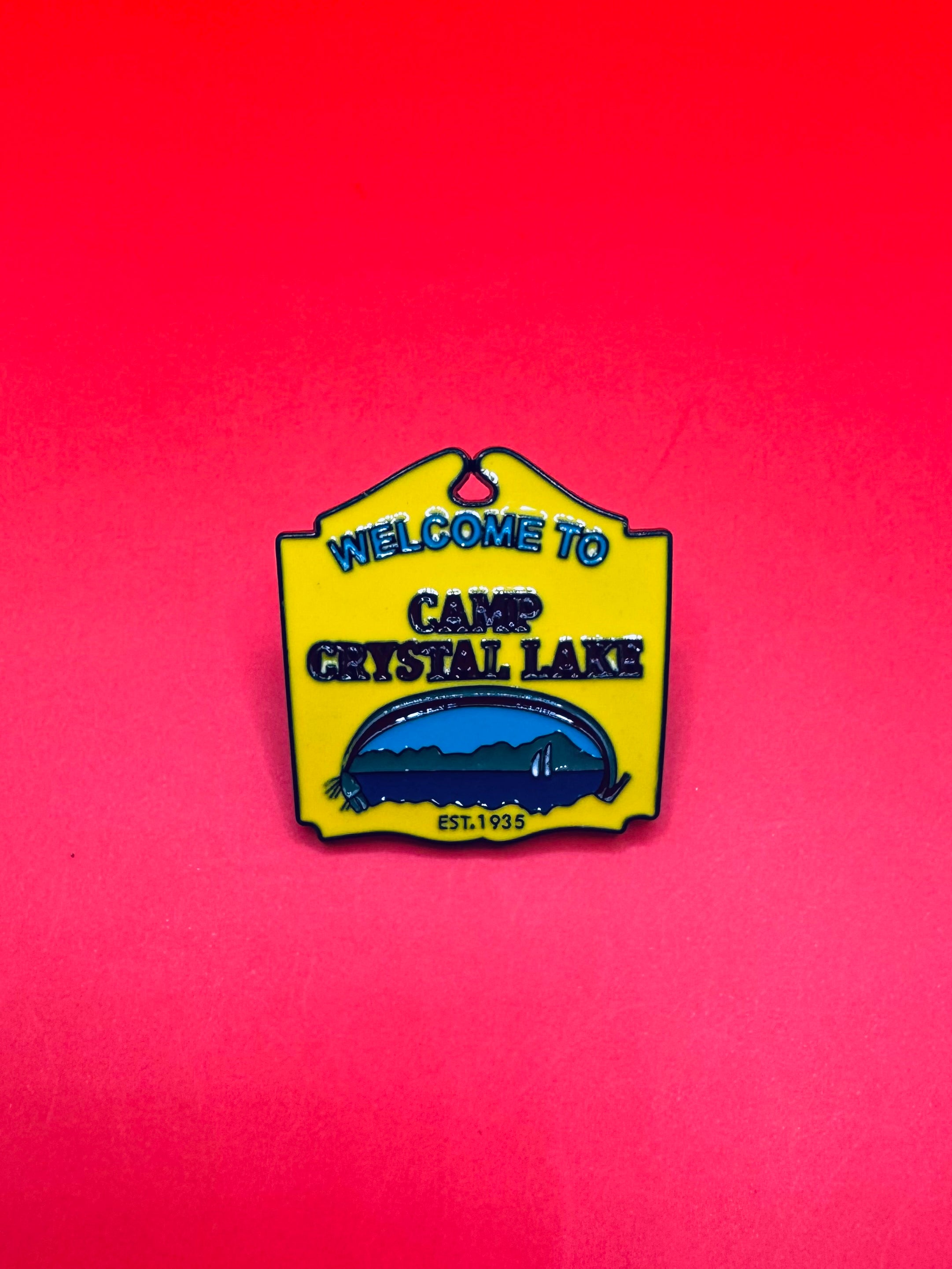 Camp Crystal Lake Pin