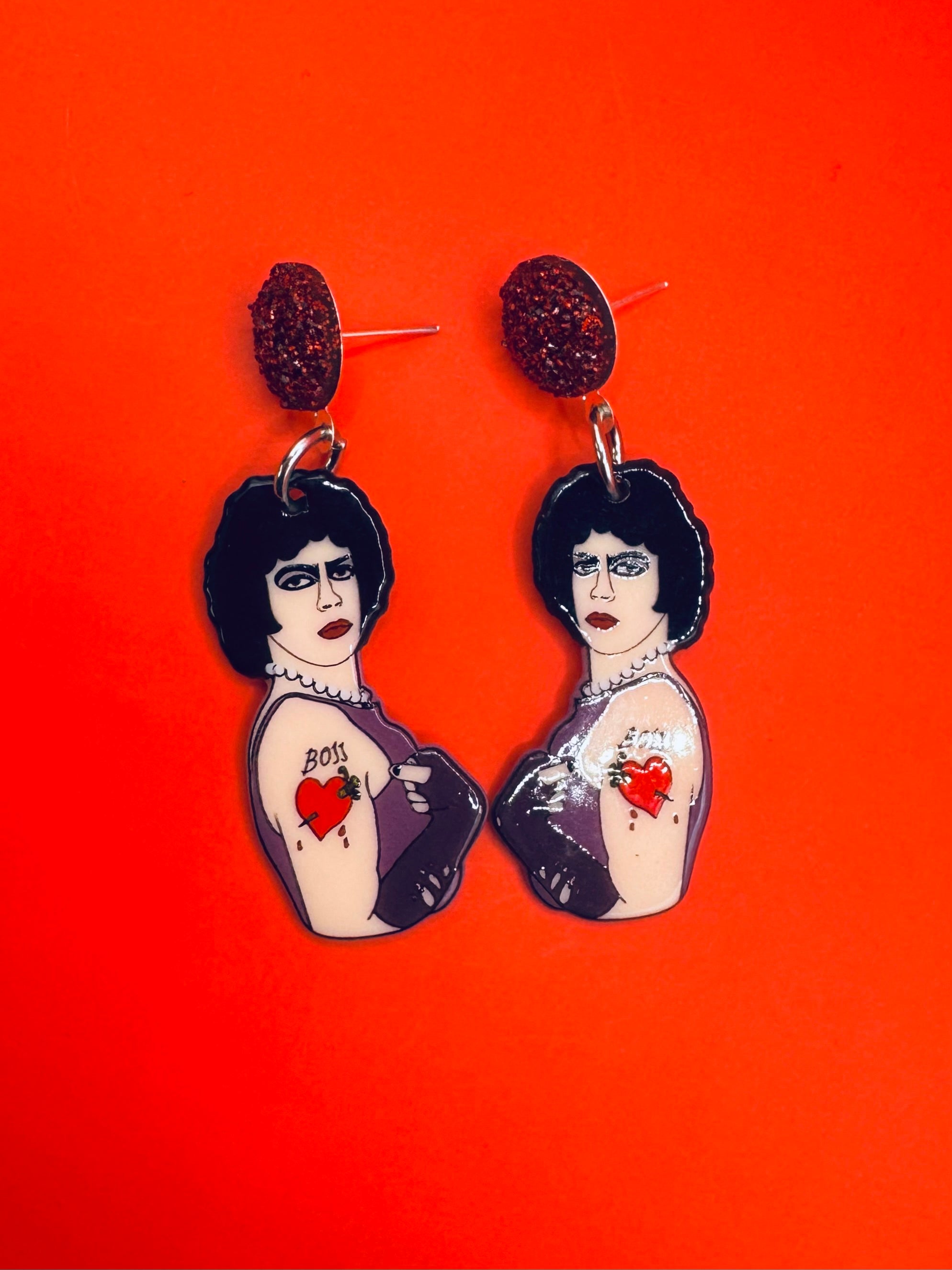 Rocky Horror Dr Frank n Furter Earrings