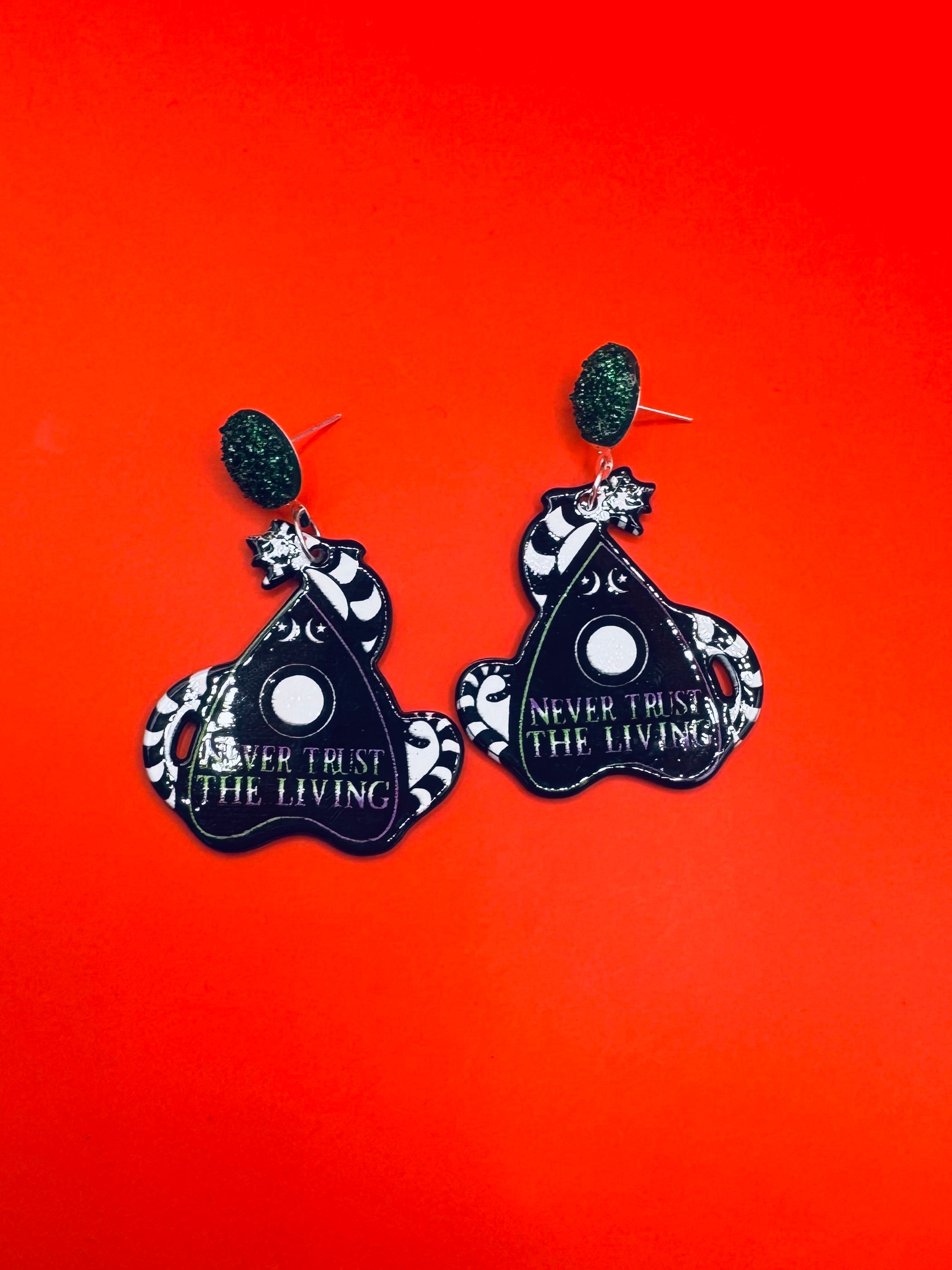 Never Trust the Living Earrings