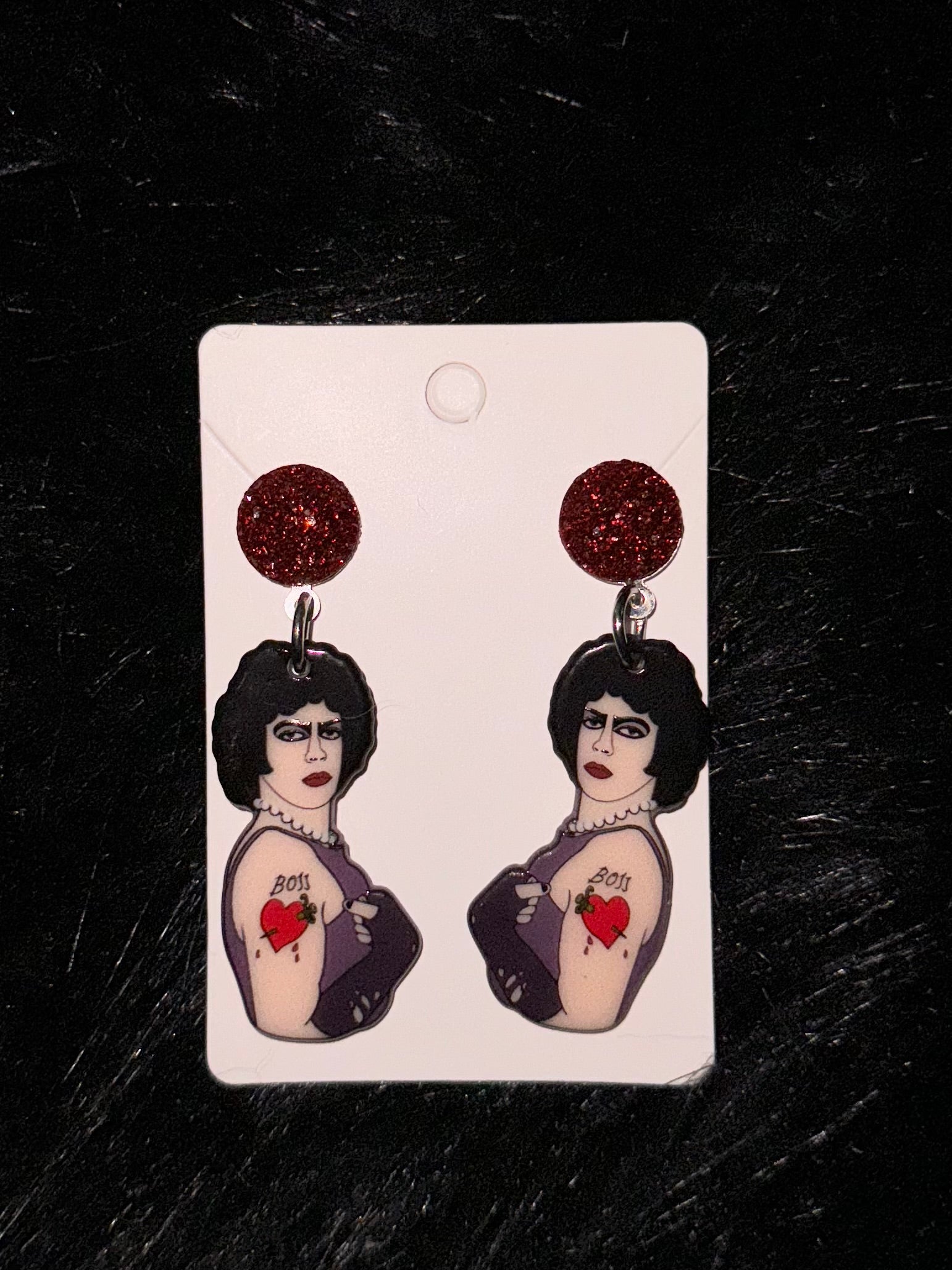 Rocky Horror Dr Frank n Furter Earrings