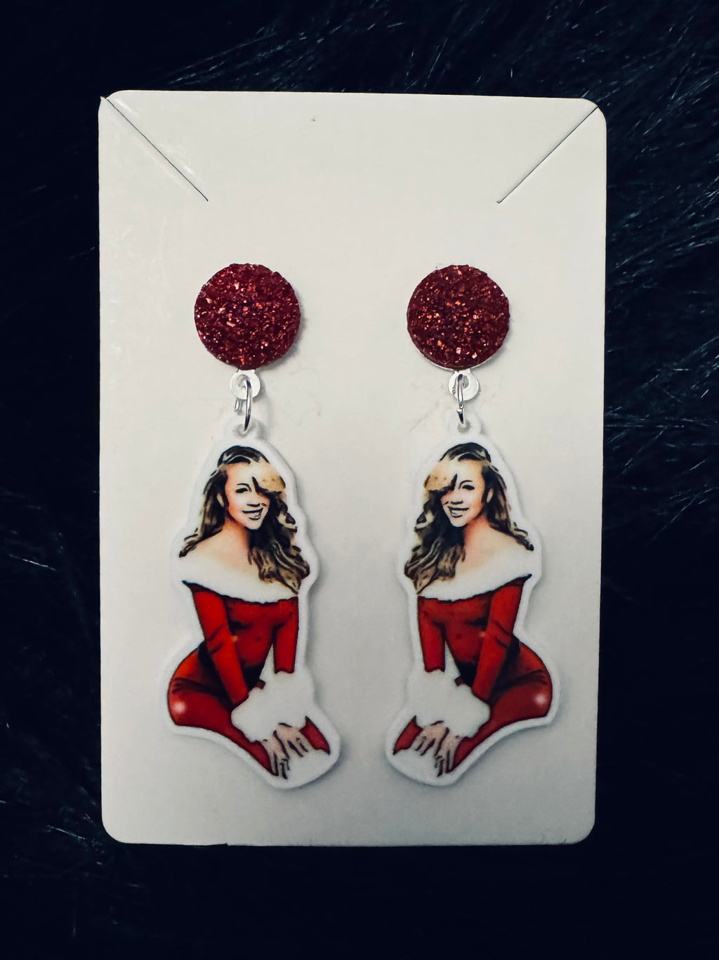 Mariah Earrings (All I want for Christmas is you)