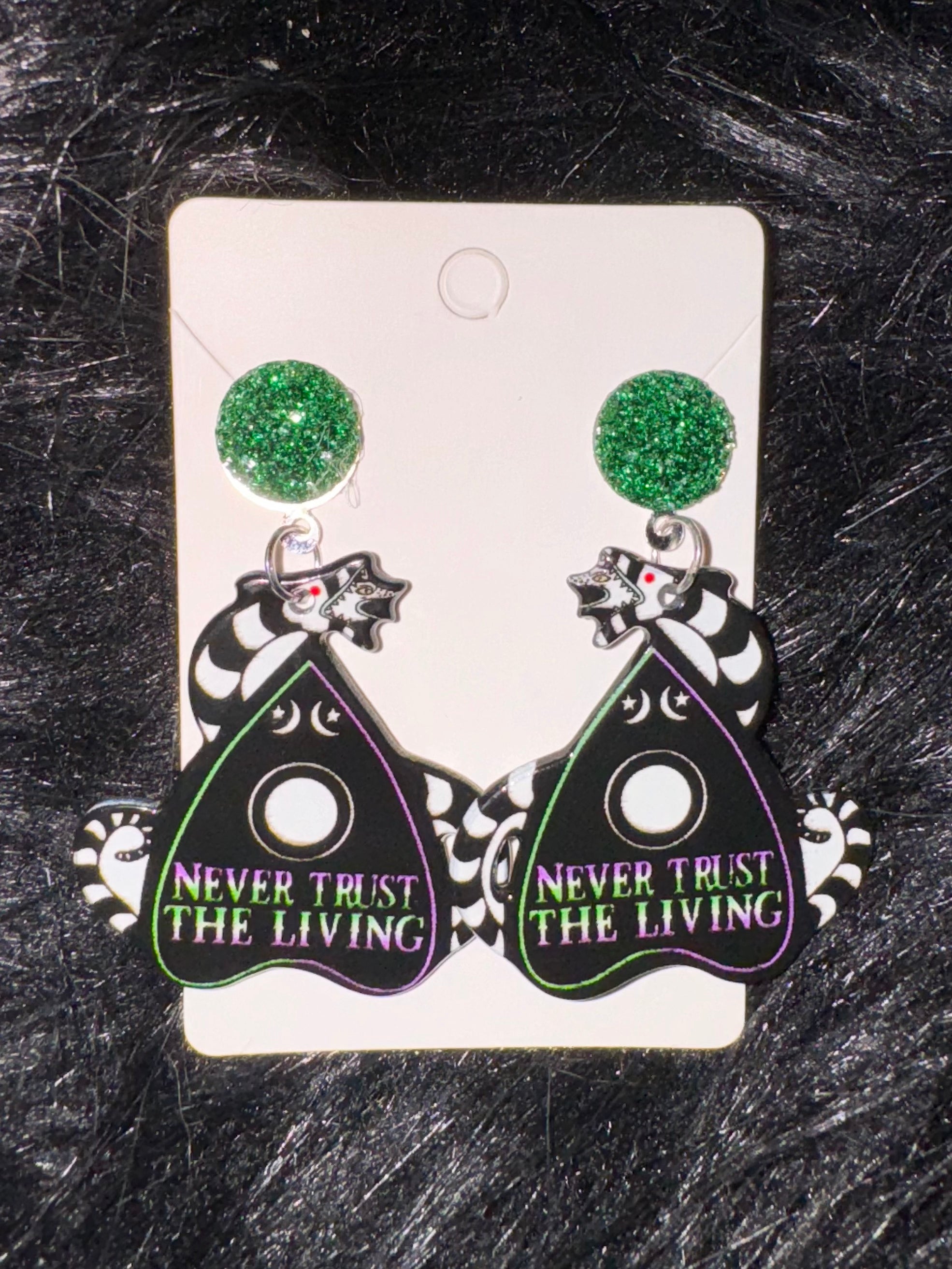 Never Trust the Living Earrings