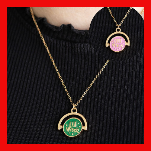 Which Witch Are You? Spinning Necklace