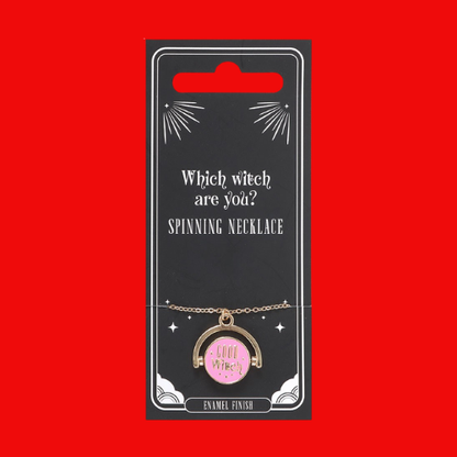 Which Witch Are You? Spinning Necklace