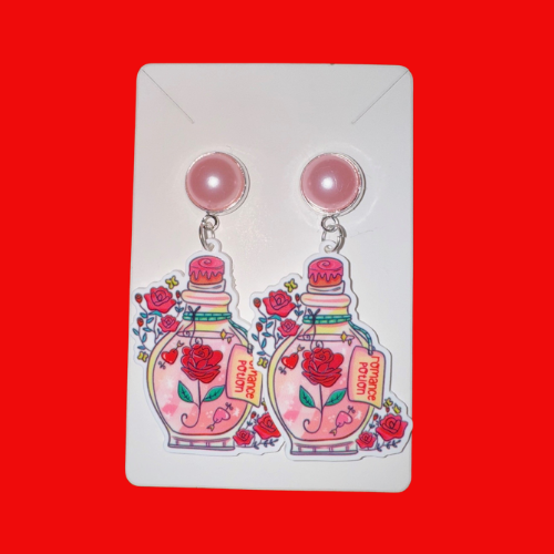 Book Trope Potion - Romance Earrings
