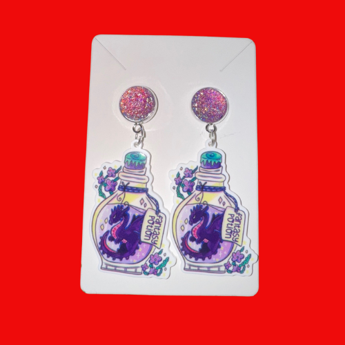 Book Trope Potions - Fantasy Earrings