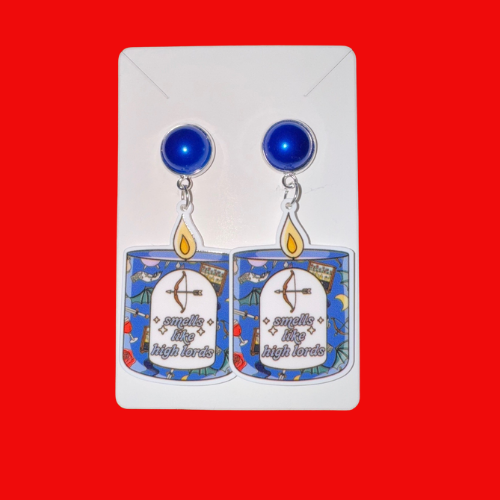 Book Trope Candle - High Lord Earrings