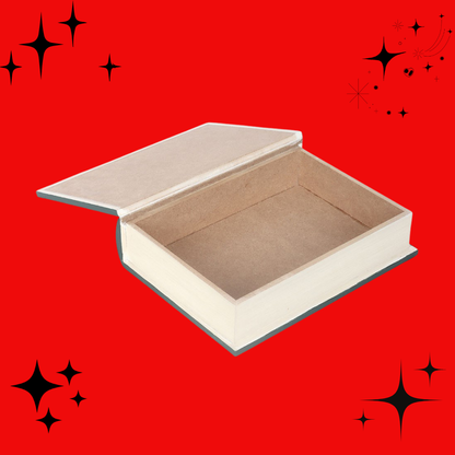 Green Witch Book Shaped Storage Box