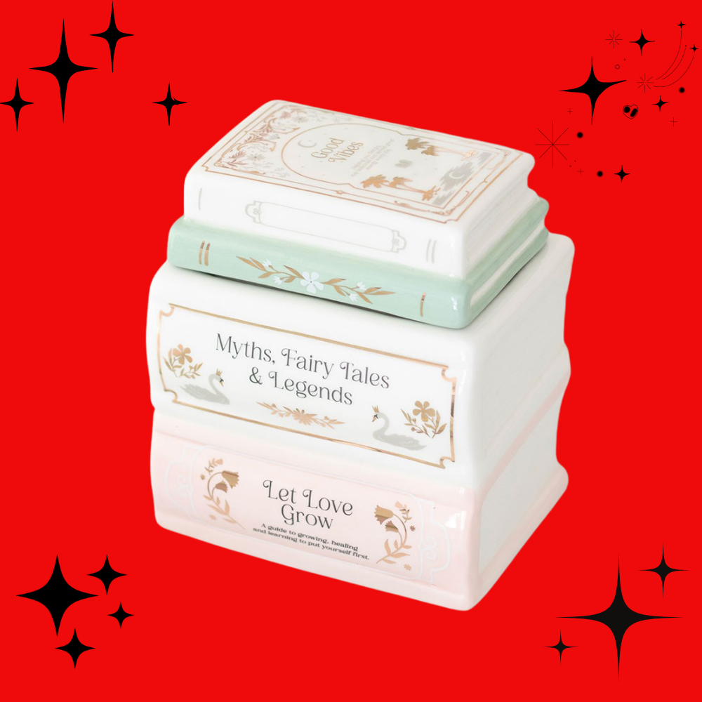 Book Stack Oil Burner