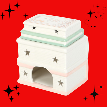Book Stack Oil Burner