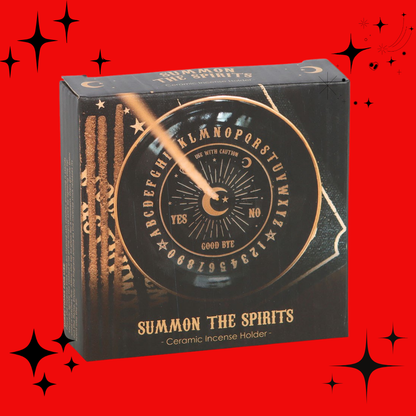 Black Talking Board Incense Holder