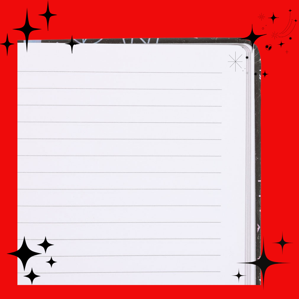 Crystal Witch Print A5 Notebook