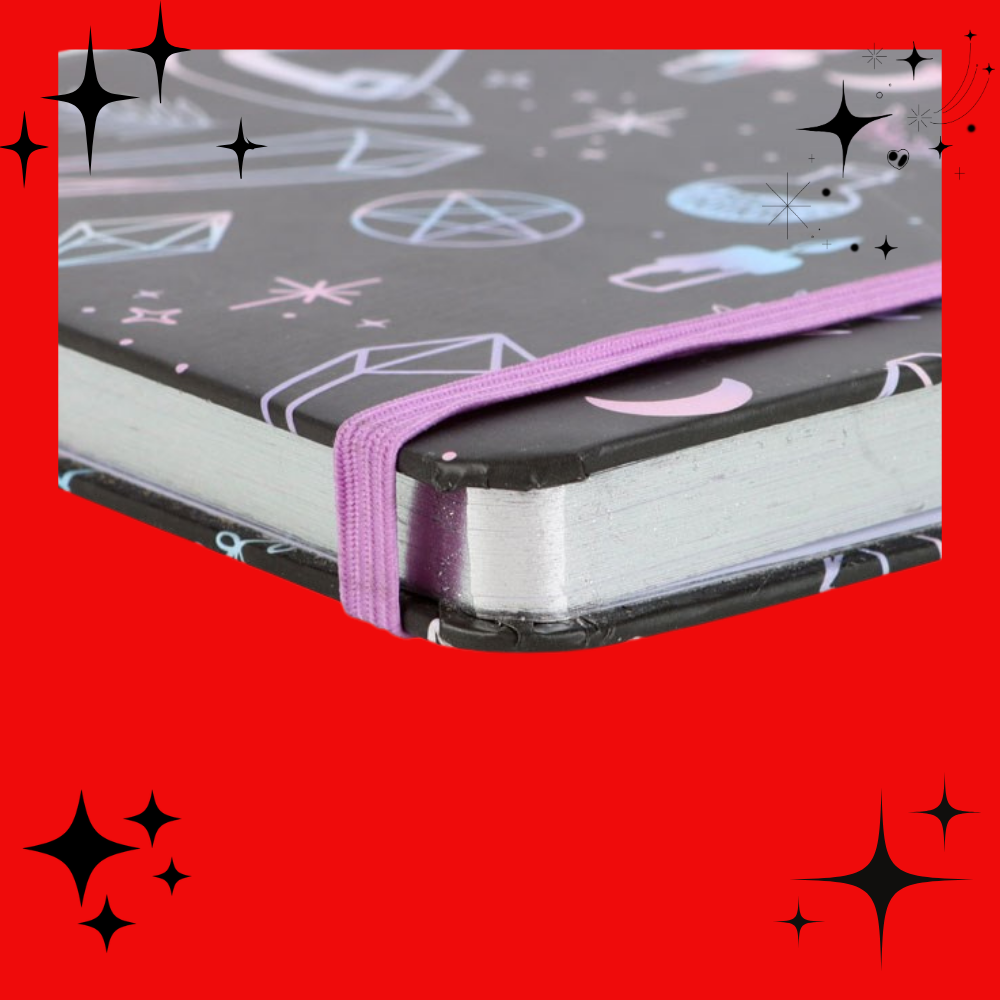 Crystal Witch Print A5 Notebook