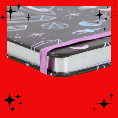 Crystal Witch Print A5 Notebook