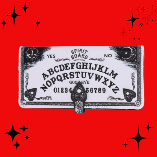 White Spirit Board Embossed Purse 18.5cm