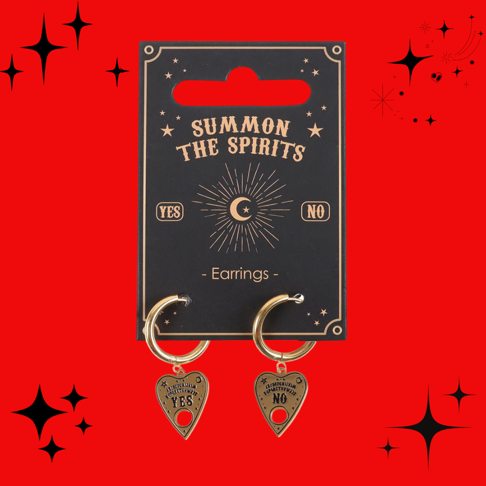 Talking Board Planchette Earrings