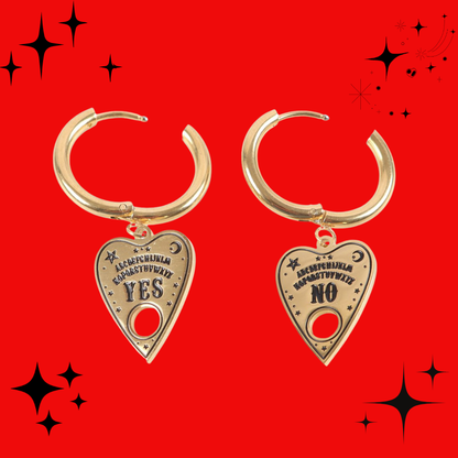 Talking Board Planchette Earrings